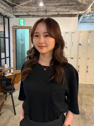 セミロング 🧣misaki 🧣のヘアスタイル