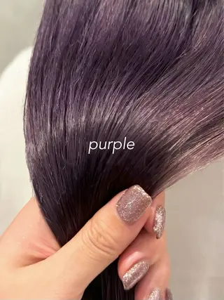 セミロング カラー ヘアアレンジ レイヤー×ベージュ ×暖色🩷AINAのヘアスタイル