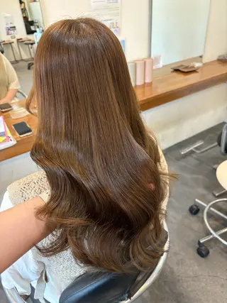 ロング カラー IORI #韓国ヘア#髪質改善のヘアスタイル