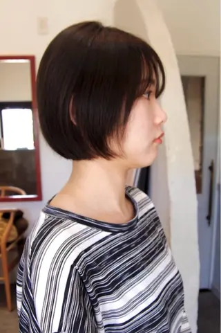 ショート ショート& パーマ　坂本のヘアスタイル