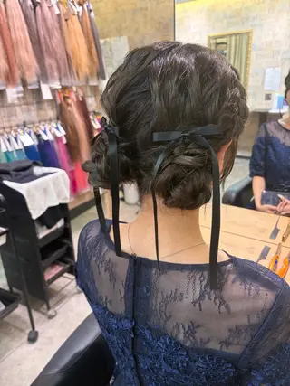 ロング ヘアアレンジ 前田 みのりのヘアスタイル