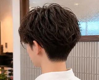 ショート パーマ メンズ 💎Dia/めぐ🪼 メンズパーマ/理容師のヘアスタイル