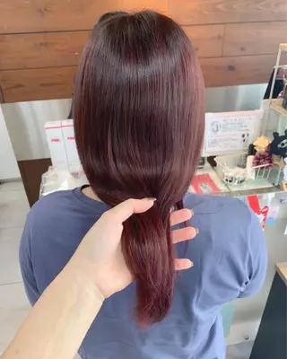 ミディアム メンズ レイヤー/艶髪カラー 森本くるみのヘアスタイル
