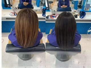 セミロング カラー パラッチ MIKAのヘアスタイル