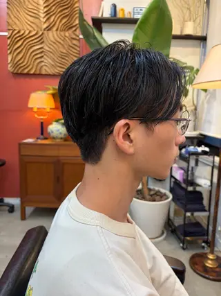 メンズ 下河 宗太のヘアスタイル