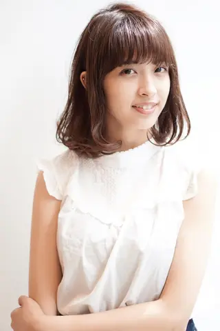 ミディアム カラー ディレクター ノナカのヘアスタイル