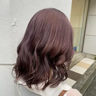 ミディアム カラー マンツーマンサロン 🤍Tanakaのヘアスタイル