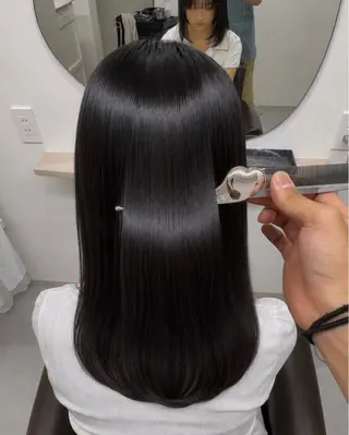ミディアム 梅本 淑人のヘアスタイル