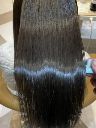 ロング ダメージレス縮毛矯正 髪質改善【美冴】のヘアスタイル