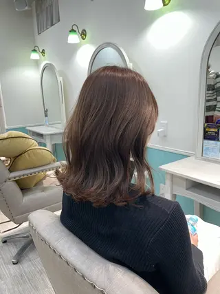 ミディアム ネモトメイナ🌿 今月末で退職しますのヘアスタイル