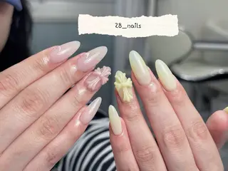 ロング トゥー フエンのネイルデザイン