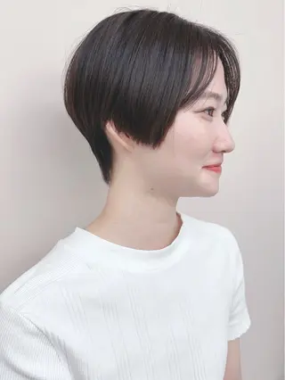 ショート ボブ/ゆるふわ ボブパーマ/とういのヘアスタイル