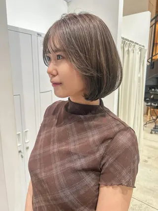ショート カラー ヘアアレンジ yuka .のヘアスタイル