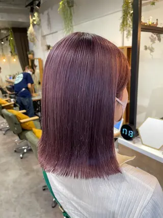 カラー Azu🩰/アレンジ /透明感カラー🎀/のヘアスタイル