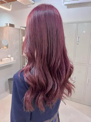 ロング カラー 天神最安値エクステ カラーレイヤーカットのヘアスタイル