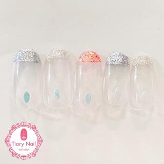 ネイル 💗🪽Tiary Nail🪽💗のネイルデザイン