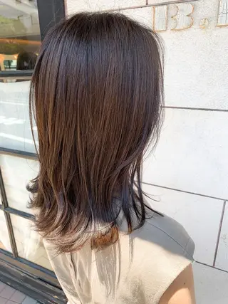 ミディアム カラー hiro【沿線で叶う 似合わせhair】のヘアスタイル