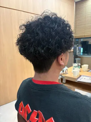 パーマ メンズ 風間 日和のヘアスタイル