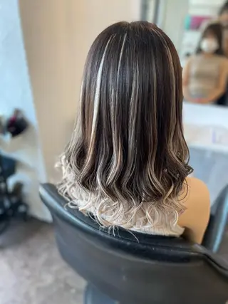 セミロング 艶髪🇰🇷髪質改善 🎀ikuno🎀のヘアスタイル