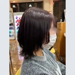 ミディアム カラー shiori🎀 / 透明感カラーのヘアスタイル
