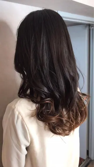 ロング カラー BROCANTE立川 karasawa.nのヘアスタイル