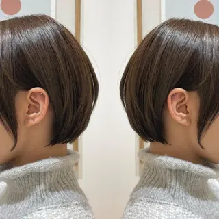 ショート ARMONY秋山輝也 コテ巻き風パーマ特化のヘアスタイル