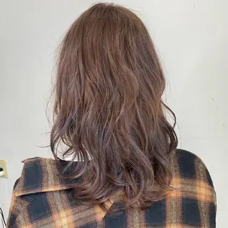 ミディアム カラー パーマ ヘアアレンジ 🌼似合わせのプロ 心斎橋/rena🌼のマツエク・マツパデザイン