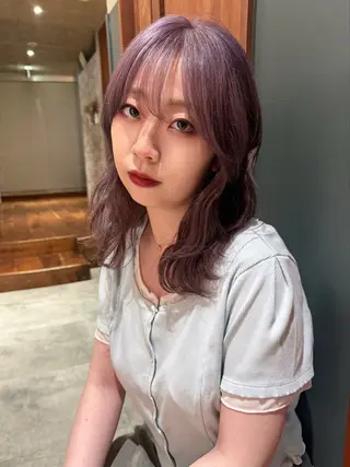 ミディアム カラー mai / linoah˚✧のヘアスタイル