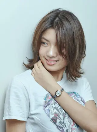 ミディアム 上村 ダイスケのヘアスタイル
