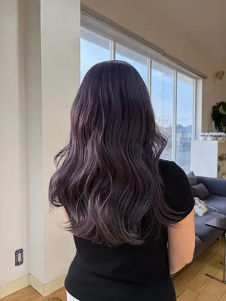ロング カラー 御厨 夏芽のヘアスタイル