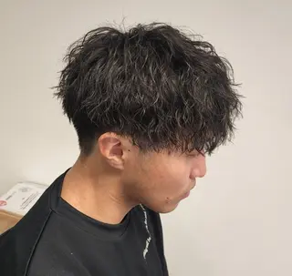 ショート パーマ メンズ 【イケメン風パーマ】 SHOFYのヘアスタイル