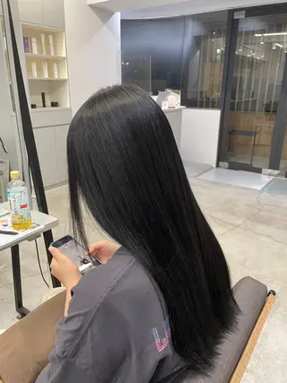 ロング 絶対綺麗な暖色カラー 🎯あります✨増渕✨のヘアスタイル