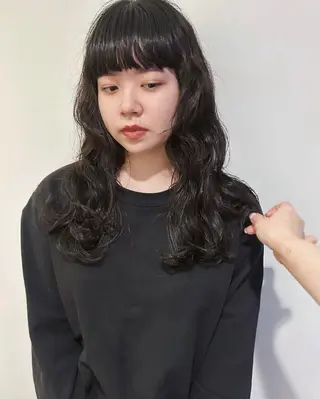 ロング カラー パーマ senmyo naoのヘアスタイル