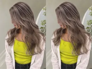 ロング 韓国ヘア　野々山 ゆうとのヘアスタイル