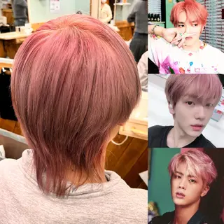 ショート カラー メンズ CORE もえかのヘアスタイル