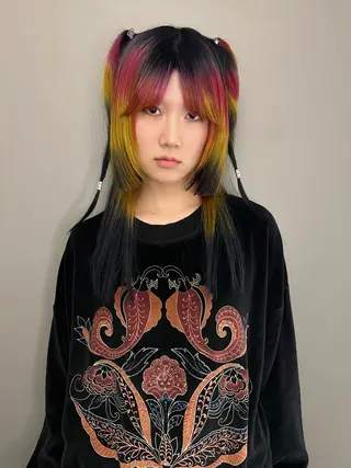 ロング カラー 圧倒的デザイン力 店長🎨RENAのヘアスタイル