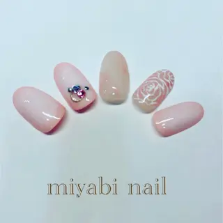 ネイル miyabi nail 桂川駅近くのネイルデザイン