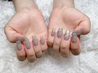 ネイル ki🍒🍒 ki ツルツルネイルのネイルデザイン