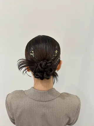 ロング ヘアアレンジ 柴崎 りるのヘアスタイル