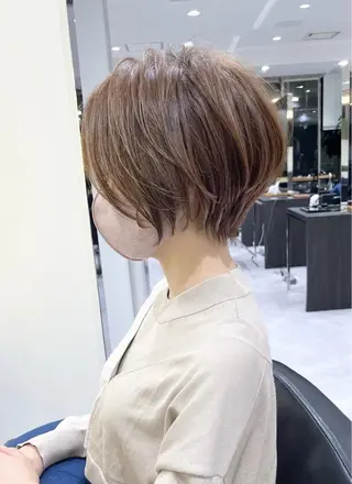 ショート 浅野賢哉🌟縮毛 矯正、ショート🌟のヘアスタイル