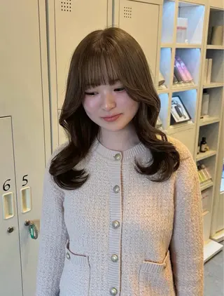 セミロング カラー カノエ矢原 /REIのヘアスタイル