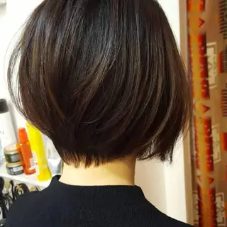 ショート カラー 韓国風レイヤーカット 上手く丁寧早い/マツのヘアスタイル
