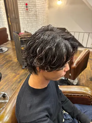 パーマ メンズ Luce川崎 クロサワのヘアスタイル