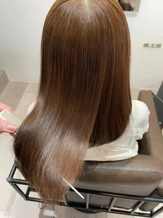 ロング カラー 山本 マサキのヘアスタイル