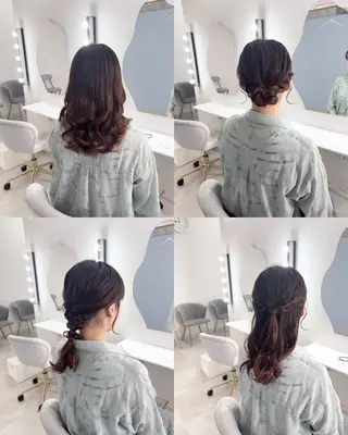 ヘアアレンジ ヘアセットサロン /上坪愛美のヘアスタイル