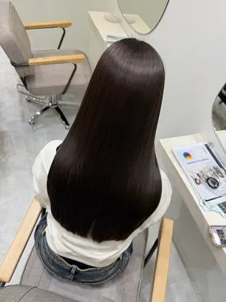 ロング 城崎如哉 髪質改善/縮毛矯正のヘアスタイル