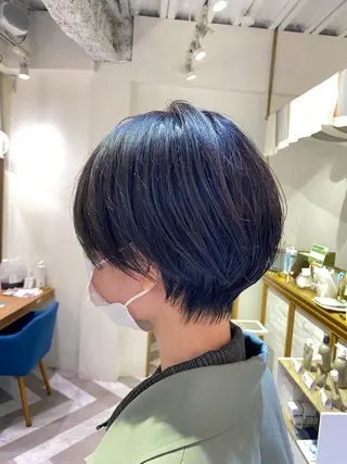 ショート レイヤーと顔まわり 大好き❣️関口拓馬のヘアスタイル