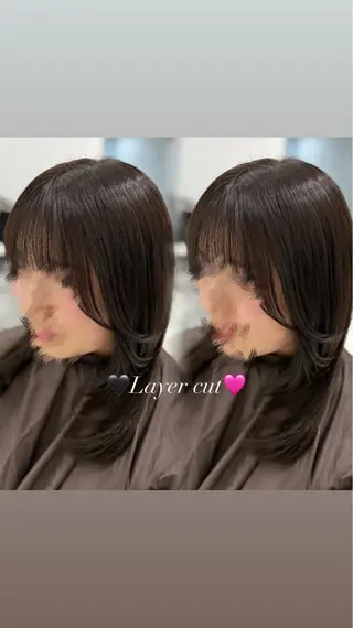 セミロング Eve ❤︎のヘアスタイル