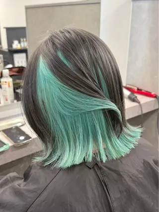 カラー haru いろあそび 八王子/ハイトーンのヘアスタイル