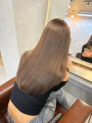 ロング 松本 陽菜のヘアスタイル